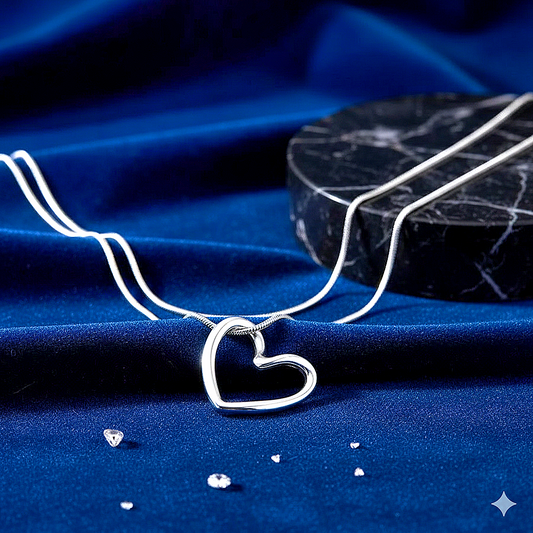 Nahrdelníky srdce ocel NH11460021