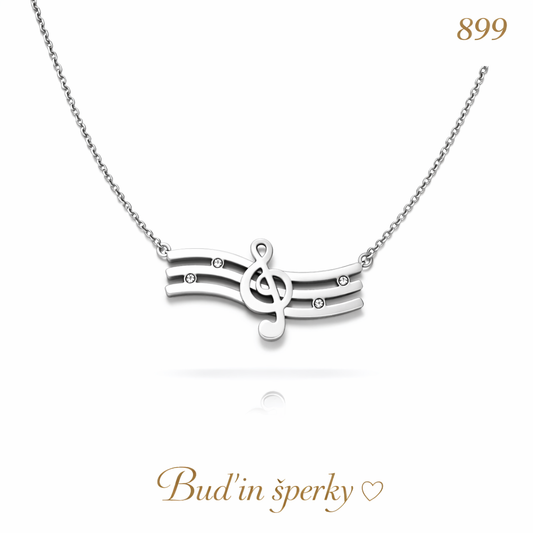 899 náhrdelník nota
