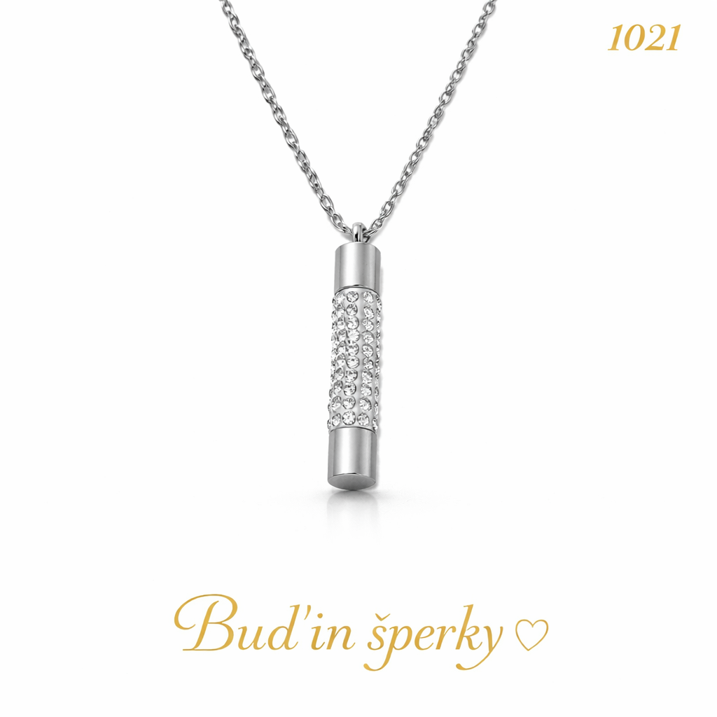 1021 luxusní náhrdelník se zirkonky