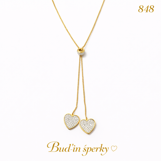 848 náhrdelník srdce