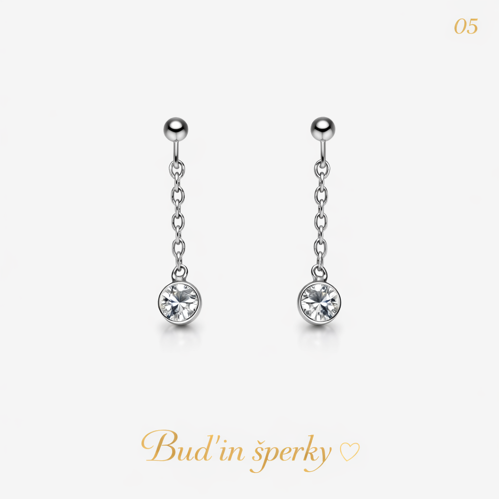 05 visací náušnice na šroubek