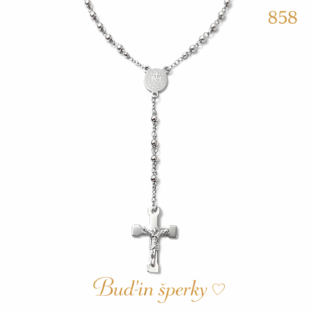 858 náhrdelník růženec